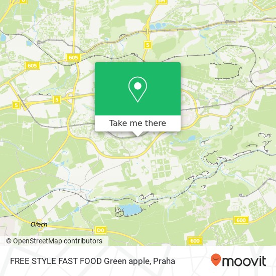 FREE STYLE FAST FOOD Green apple mapa