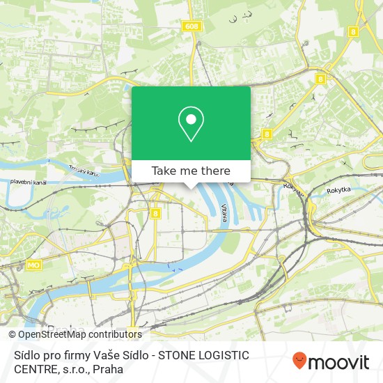 Sídlo pro firmy Vaše Sídlo - STONE LOGISTIC CENTRE, s.r.o. mapa