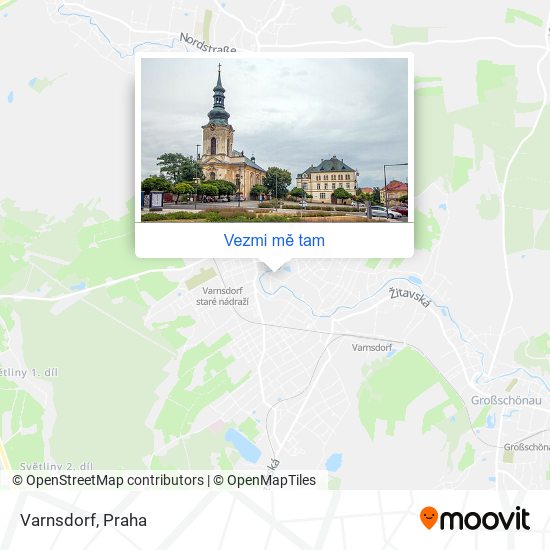 Varnsdorf mapa