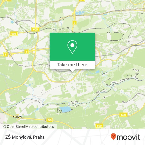 ZŠ Mohylová mapa