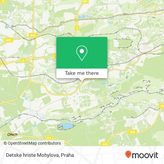 Detske hriste Mohylova mapa