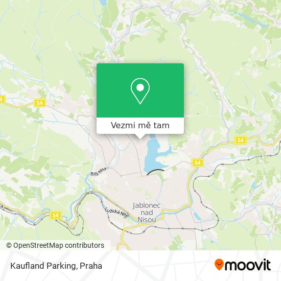 Kaufland Parking mapa