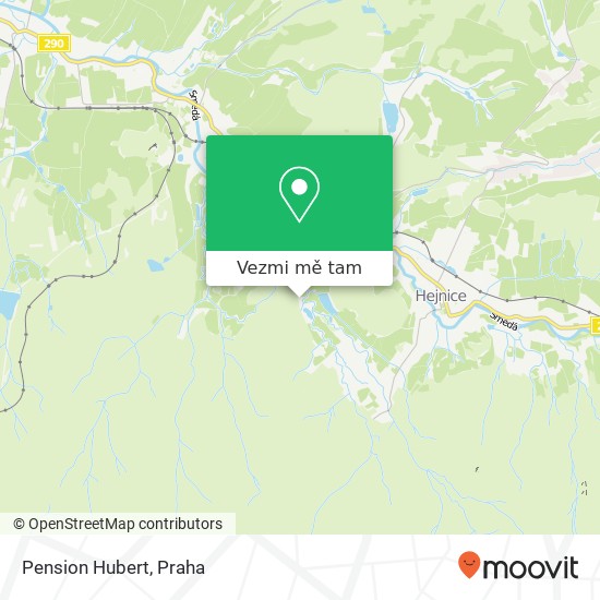 Pension Hubert mapa