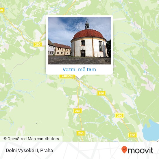 Dolní Vysoké II mapa