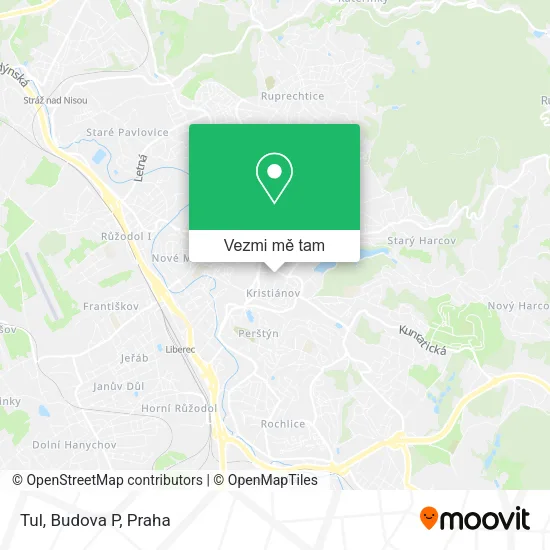 Tul, Budova P mapa
