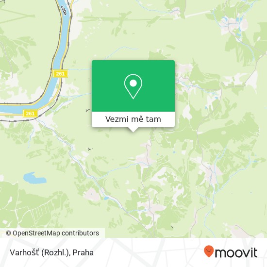 Varhošť (Rozhl.) mapa