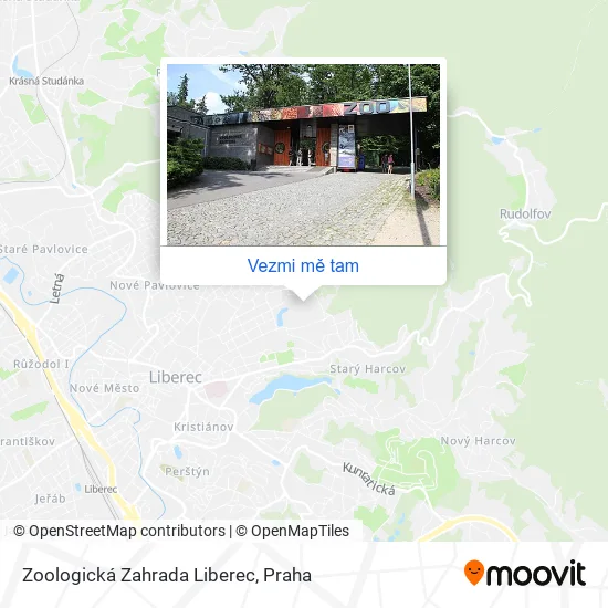 Zoologická Zahrada Liberec mapa