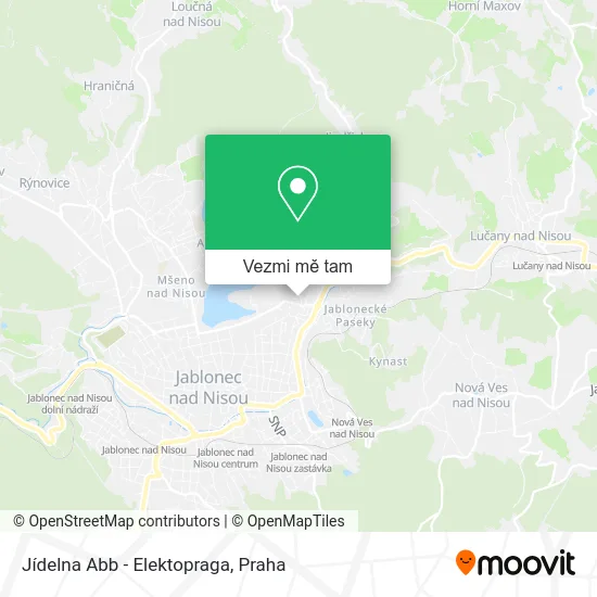 Jídelna Abb - Elektopraga mapa