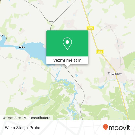 Wilka-Stacja mapa