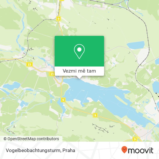 Vogelbeobachtungsturm mapa