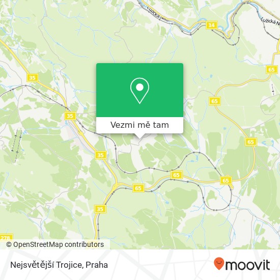 Nejsvětější Trojice mapa