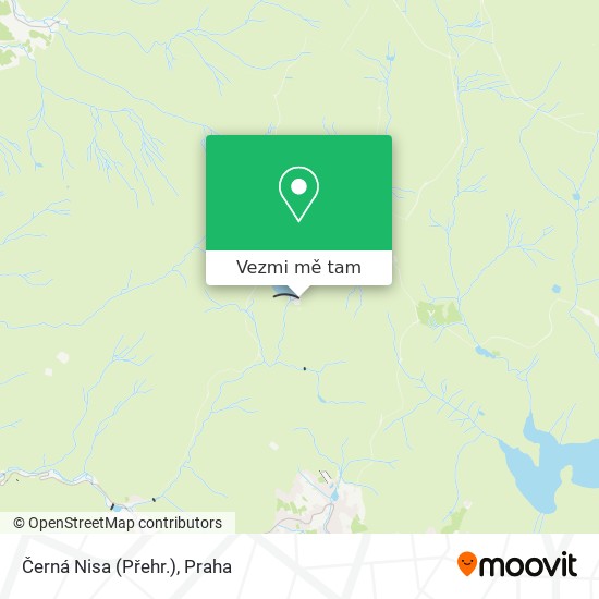 Černá Nisa (Přehr.) mapa