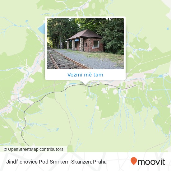 Jindřichovice Pod Smrkem-Skanzen mapa