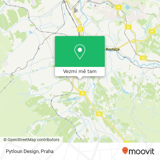 Pytloun Design mapa