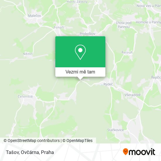 Tašov, Ovčárna mapa