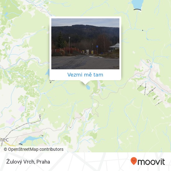 Žulový Vrch mapa