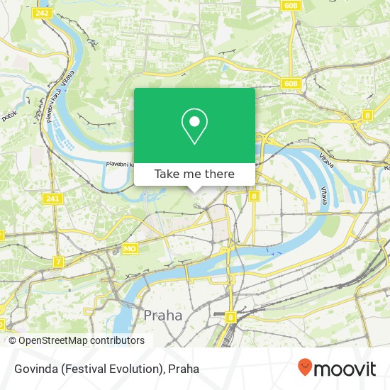 Govinda (Festival Evolution) mapa