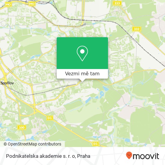 Podnikatelska akademie s. r. o mapa