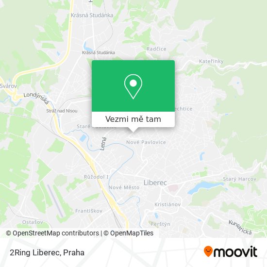 2Ring Liberec mapa