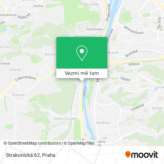 Strakonická 62 mapa