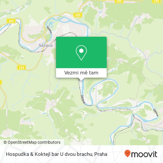 Hospudka & Koktejl bar U dvou brachu mapa