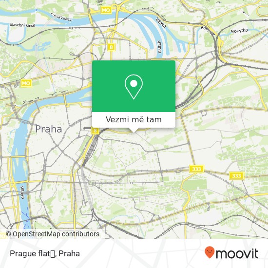 Prague flat🏩 mapa