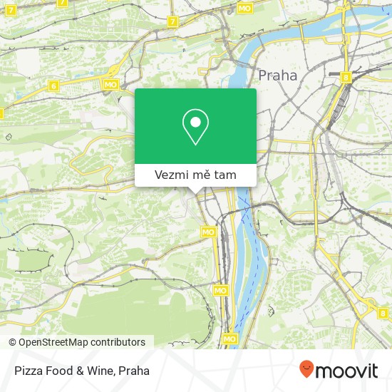 Pizza Food & Wine mapa