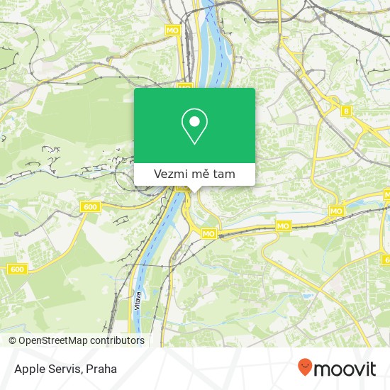 Apple Servis mapa