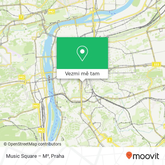 Music Square – M² mapa