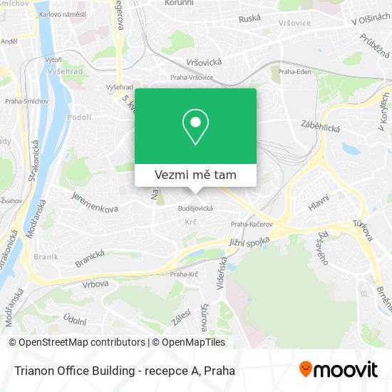 Trianon Office Building - recepce A mapa