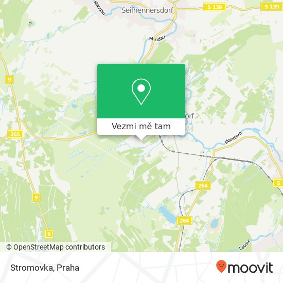 Stromovka mapa