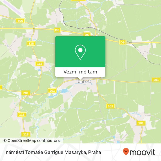 náměstí Tomáše Garrigue Masaryka mapa