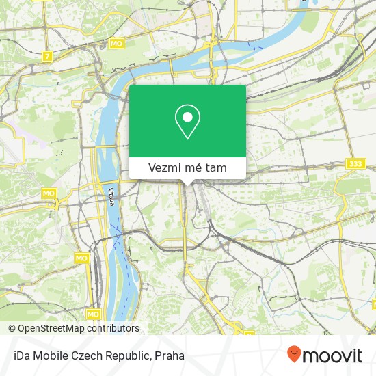 iDa Mobile Czech Republic mapa