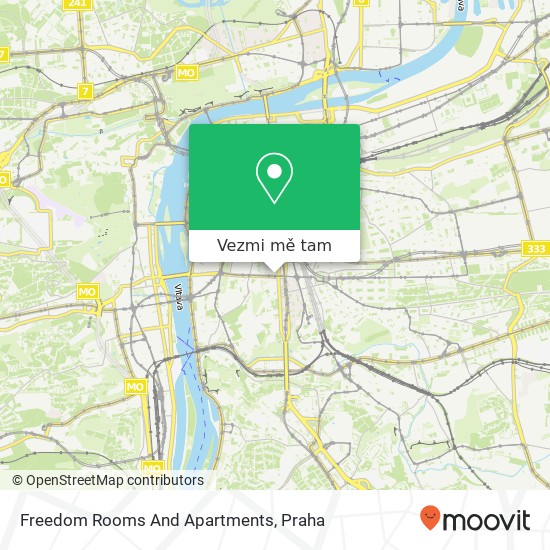 Freedom Rooms And Apartments mapa