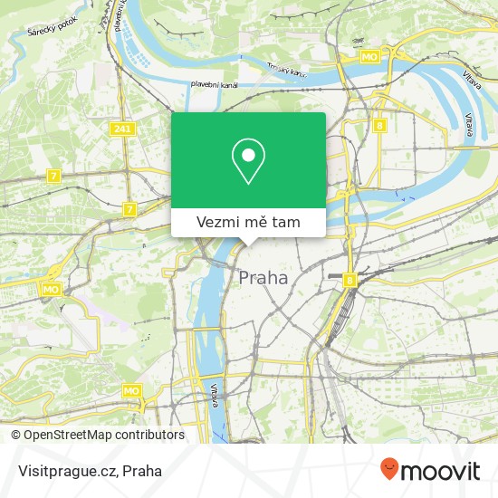 Visitprague.cz mapa