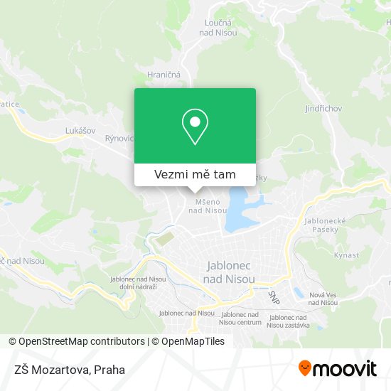 ZŠ Mozartova mapa