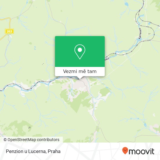 Penzion u Lucerna mapa