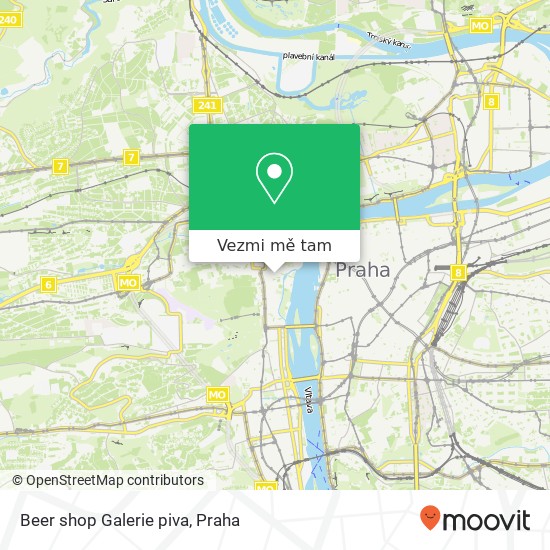 Beer shop Galerie piva mapa