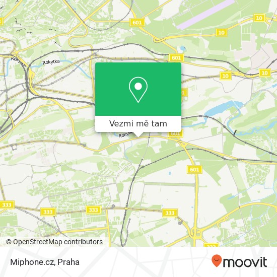 Miphone.cz mapa