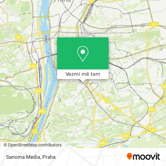 Sanoma Media mapa