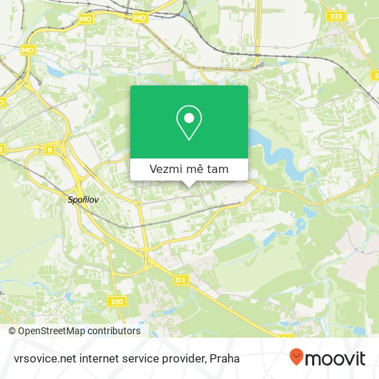 vrsovice.net internet service provider mapa