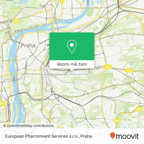 European PharmInvent Services s.r.o. mapa