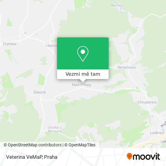 Veterina VeMaP mapa