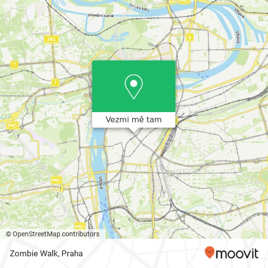 Zombie Walk mapa