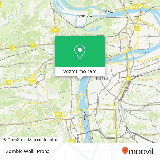 Zombie Walk mapa