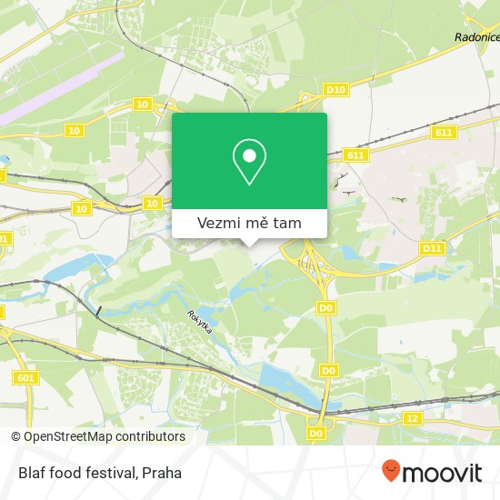 Blaf food festival mapa