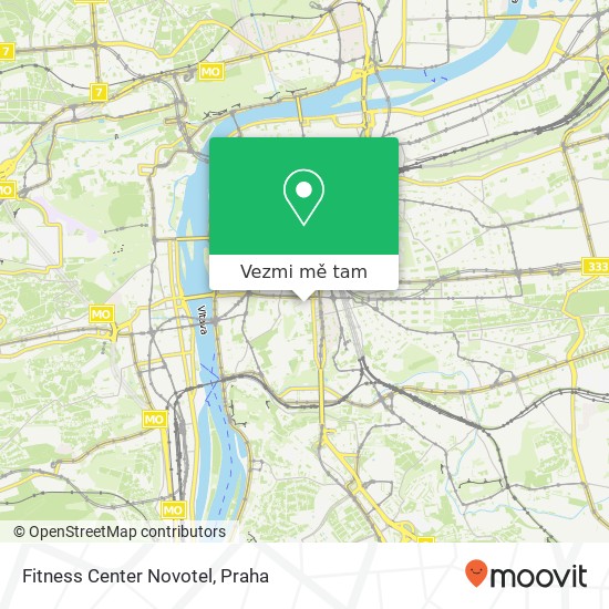 Fitness Center Novotel mapa