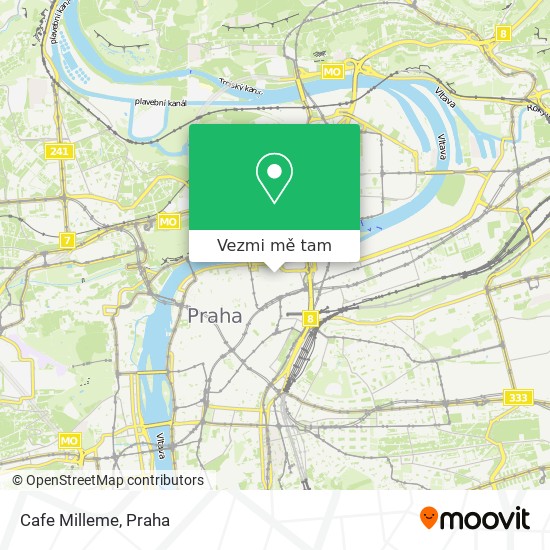 Cafe Milleme mapa