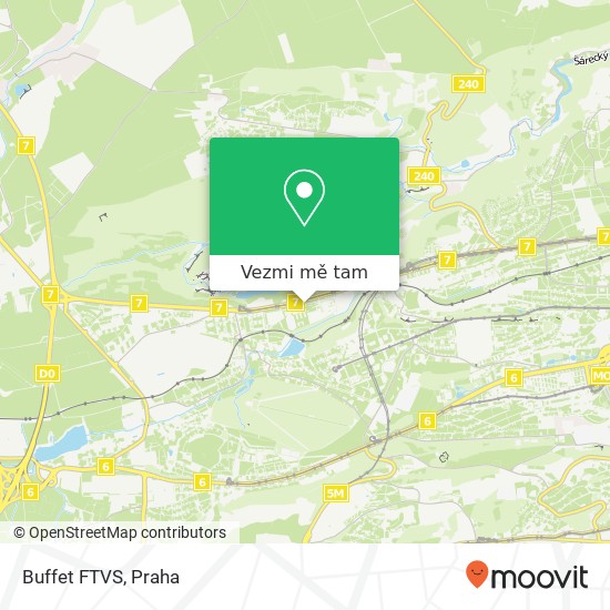 Buffet FTVS mapa