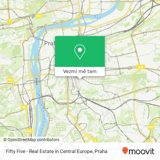 Fifty Five - Real Estate in Central Europe mapa